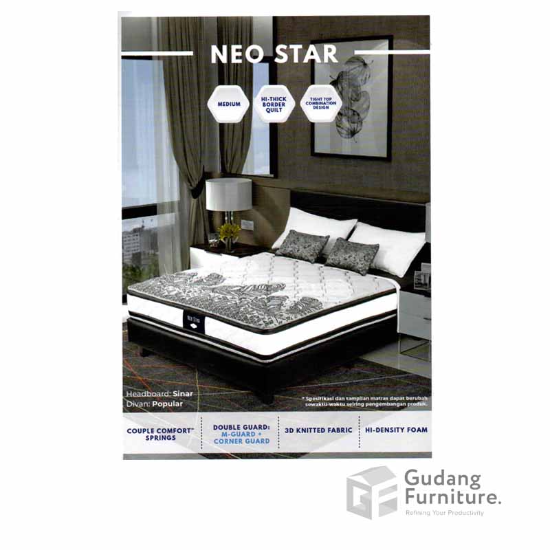 COMFORTA NEO STAR MATTRESS ONLY (160 X 200 CM)